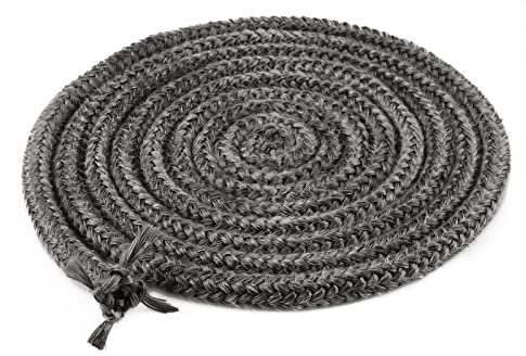 Guarnizione per Porta Stufa,SUPRROW Fibra di Vetro Corda Ignifuga per Stufa Ø 8mm x 2M per Stufe,Camini