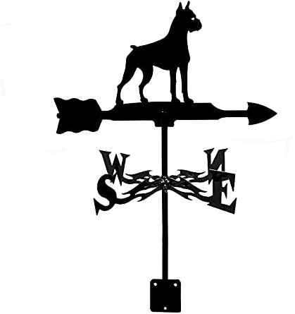 Wetterfahne Fuchs Papagei Hund Wetterfahne Ornament Hof Metall Windfahne Ornament Windrichtungsanzeige Gartenstecker Windfahne des Hofes Eisen Kunst Messwerkzeug