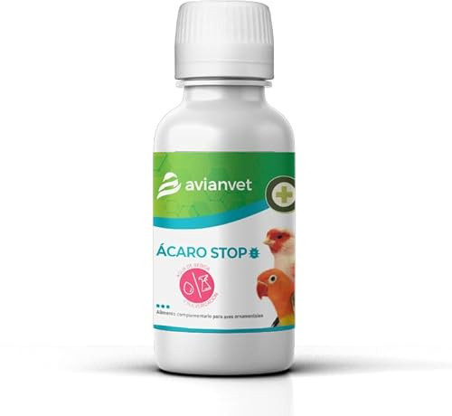 AVIANVET Milbenstopp | Wirksam gegen Rotmilben und Milben aus den Atemwegen der Vögel | Format 100 ml.