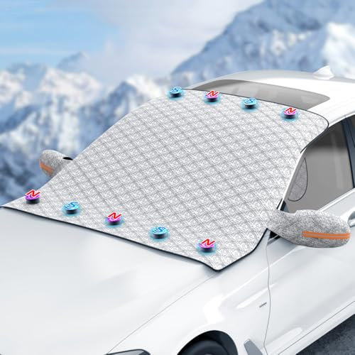 TgGreat Windschutzscheibenabdeckung Für Mazda CX-30 2019-2023 2024 2025, Frontscheibenabdeckung Auto, Autoscheiben Abdeckungen, Faltbar FüR Gegen Schnee EIS Frost Staub Uv-Schutz