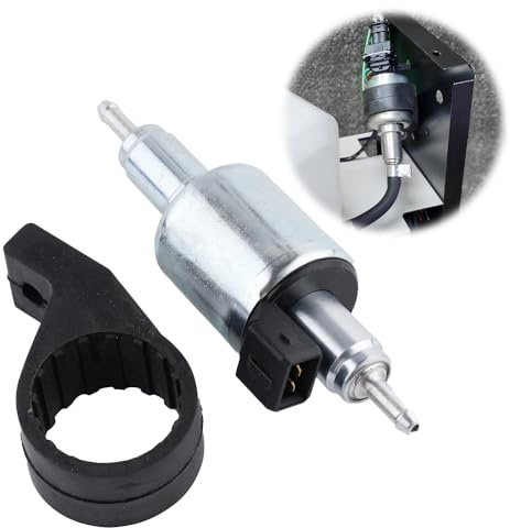 mizikuu 12V Auto Kraftstoffpumpe Universelle, 22ML Dosierpumpe Standheizung Auto-Luftheizung Öl Kraftstoffpumpe Elektro Diesel Heizungspumpe für 2KW 5KW 8KW