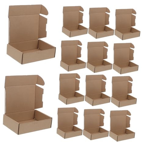 OSALADI 25stücke Packing Boxes Versandkartons Aus Verdicktem Karton Einfach Zu Falten Montieren Für Verpackung Und Lagerung Robust Und Schlagfest