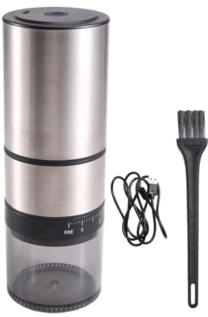 Pluuttiem Molinillo de Café Eléctrico, Molinillo de Café Automático Recargable, Molinillo de Café Portátil, Molinillo
