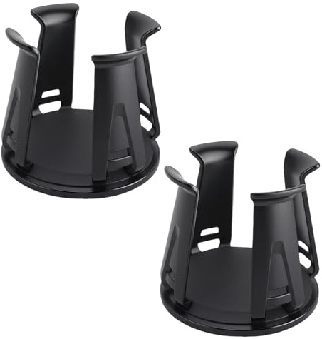 2 Pack Car Cup Holders, Vent Mount & Self-Adhesive Drink Bottle Holder | Multifunctional Car Drink Holder with Adjustable Grip, Practical Storage Stand Accessories for Bottles, Cans and Cups