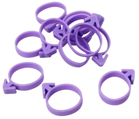 Gatuida 12 pièces Lot de Attaches pour Poche à Douille Anneaux Étanches pour Fermeture de Sacs à Glaçage Accessoires Pâtisserie et Réutilisables