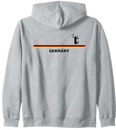 Volleyball Fan Beachvolleyball Outfit Germany Kapuzenjacke
