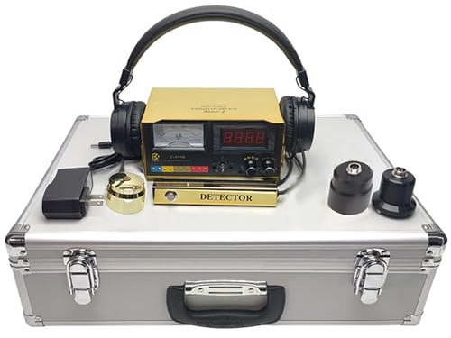 Detector profesional de fugas de agua con auriculares | Localizador electrónico de fugas de tuberías subterráneas para calefacción por suelo radiante y tuberías de agua domésticas | Uso en interiores