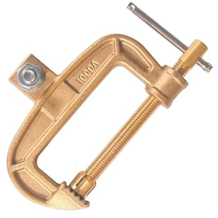 EpheyFIF 1PCS 1000A ottone CClamp per saldatura morsetto di messa a terra per prestazioni stabili