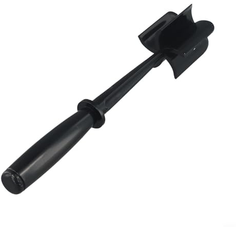 Herramienta de picar para carne molida, cerdo, aves de corral y verduras con 5 cuchillas biseladas y mango ergonómico