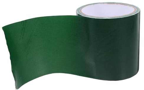 CLISPEED Nastro Adesivo per Riparazione Teloni di Fibra di Vetro Nylon Verde, Facile Applicazione e Alta Durabilità, per Riparazioni di Tende e Trampolini