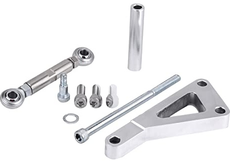 Keenso Auto Generator Halterung, Auto Wasserpumpe Lichtmaschine Aluminium Halterung mit Serpentinen-/Keilriemen Anwendungen für SBC 350 Wasserpumpen