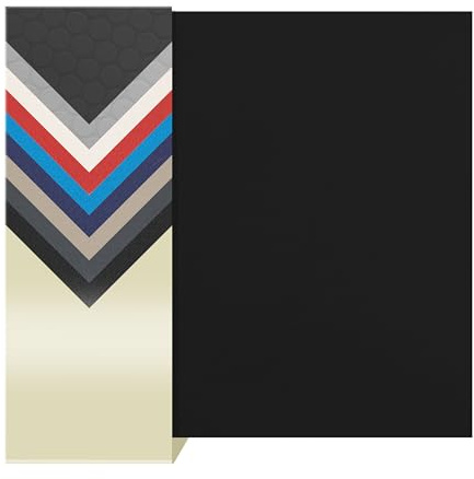 Primaflor PVC Bodenbelag Expotop | 200 x 300 cm | Schwarz | 2,00 m breit | R10, Bfl-s1 und Nutzungsklasse 22; 2 mm flach, mit Schaumrücken, für Wohnräume, Nassbereiche und Events