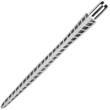 TARGET Steel Tip Firestorm Dart Wechsel- Spitzen Titanium Point Längen (Silber Quartz 26 mm)
