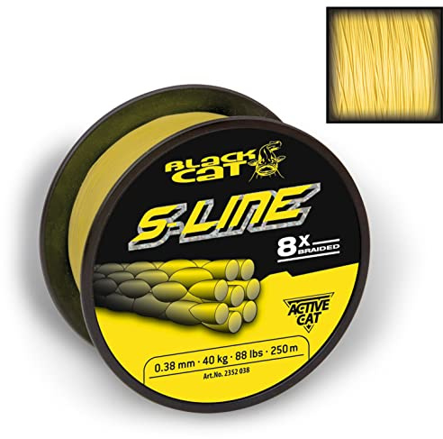 Black Cat S-Line Ø0,38mm 250m 40kg gelb
