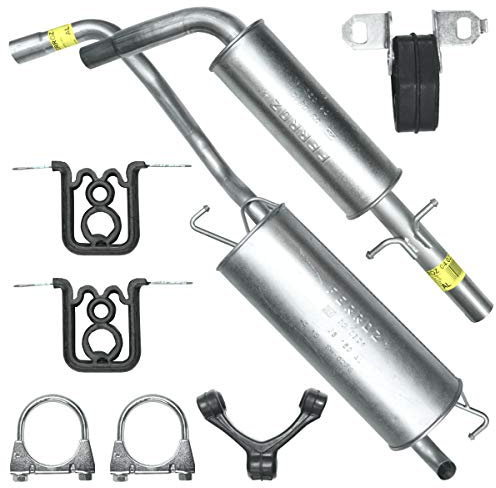 Adamot Schalldämpferset Auspuffanlage Auspuff für Seat Leon 1 I 1M N.Beetle 1 I 9C Golf 4 IV 1.4i 16V