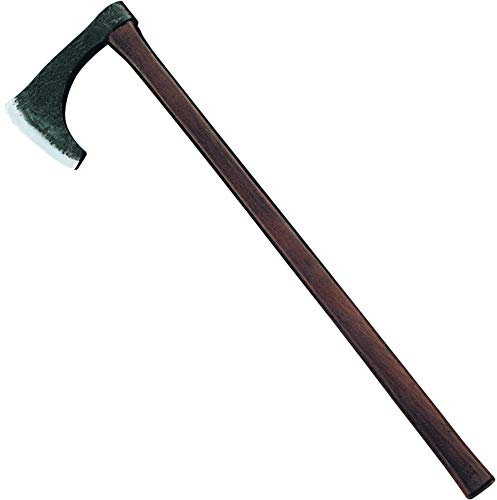 KOSxBO® Wikingeraxt - echte Axt - Mittelalter Kampfaxt - Outdoor - Vikings Axt - Schaukampf, Metall und Holz