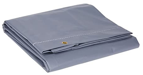 OROK – Fundas para Remolque – Lona Plana para Remolque, 160 x 120 cm / 400 g/m² – Lona Impermeable de protección de Carga para Remolque, Color Gris – 100% PVC