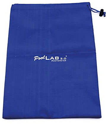 POWERHAUS24 Aufbewahrungsbeutel für den PoolLAB 2.0 oder 1.0, 290 mm x 220 mm, zur sicheren Aufbewahrung von Photometer, Reagenzien oder Zubehör, wasserabweisend, Farbe: Blau