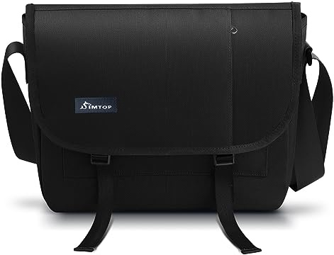 SIMTOP Sling Borsa Tracolla Messenger Con Imbottitura per il Lavoro e Scuola, Business e Ufficio, Unico Travel Everyday