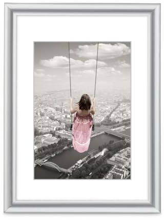 Hama Kunststoffrahmen Swing, Silber, 50 x 70 cm