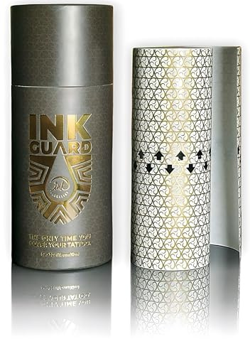 Ink Guard Tattoo Second Skin Folie, 15 cm x 10 m, transparent, wasserdicht | Transparente wasserdichte Tattoo Folie mit extra Haftung und PET Träger schützt frische Tattoos während der Nachsorge.