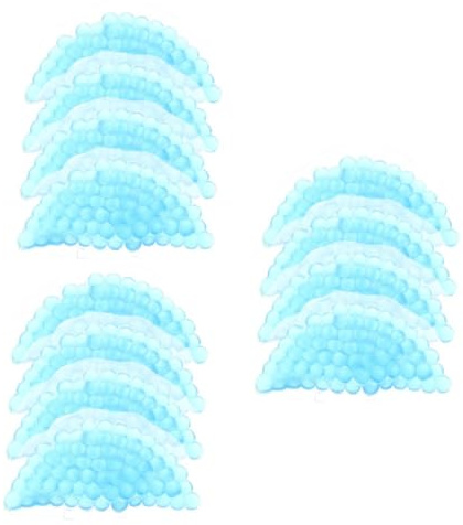 FOMIYES 12 Stk Gel-Pflege-Eispackung kühlender Eisbeutel Gel-Eisbeutel Eisbeutel zum Stillen Ärmel kühlkissen kühlgelkissen halbrunde Still-Eisbeutel kühlende Eisbeutel Sport Blue