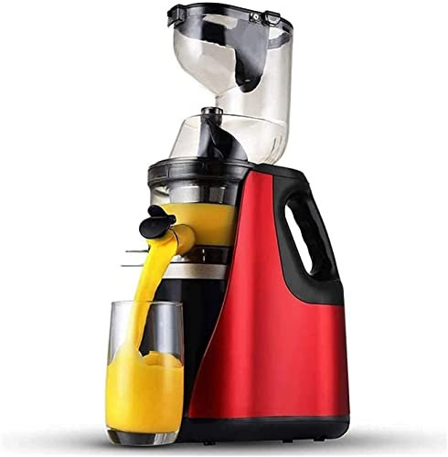 CAFIEDR Estrattore di Succo Lento, Macchina per spremitura lenta con Grande tramoggia Larga da 80 mm, estrattore di Succo a Freddo per Frutta e Verdura nutrienti