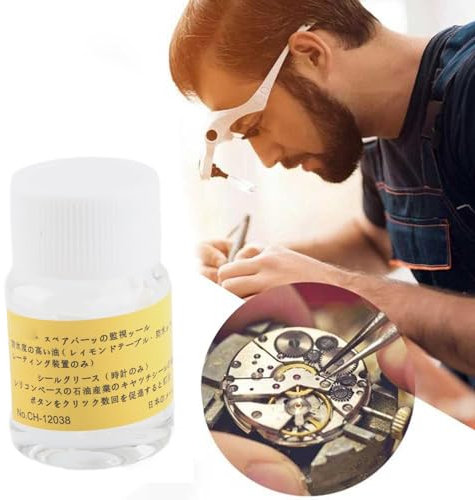 CFTGIW Uhrenöl-Reparatur, Armbanduhr, Uhrenöl, Wartungszubehör, Werkzeug für Vintage-Uhren oder Zur Wartung Moderner Uhren, Unser Uhrenöl-Werkzeug, Uhren-Rep-Werkzeug, Uhrenöl, Uhrenöl,