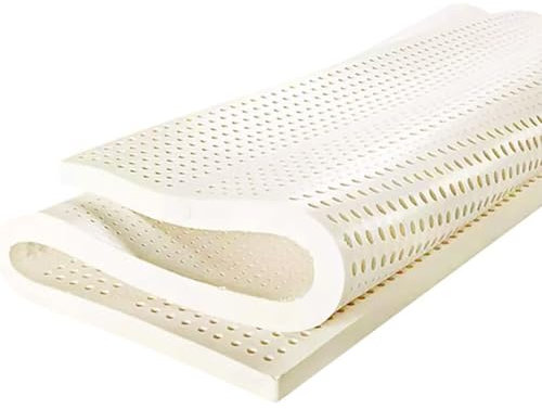 KUGGKKTP Matratzenauflage aus 100% Naturlatex, 1/2/3 Zoll mittelfest, Druckentlastung bei Rückenschmerzen, atmungsaktiv und bequem, Matratzenauflage aus Memory-Schaum, 1 Zoll, 140 x 200 cm (55 x 79