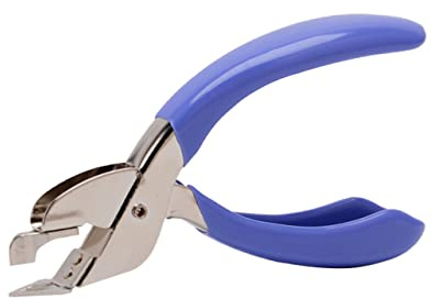 STOBOK Office Staple Remover Tool Handheld Stapler Pin Remover Blue for Office Use