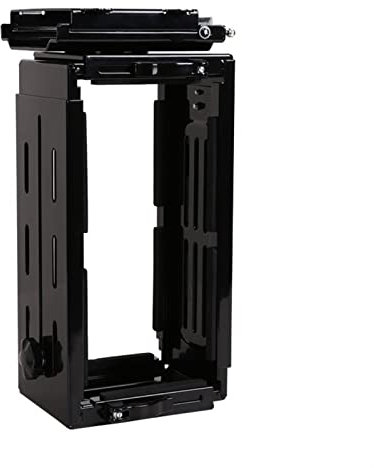 Soporte CPU Soporte for CPU debajo del escritorio, soporte ajustable for torre de PC, soporte for CPU resistente, soporte for colgar con rotación de 180 °, soporta hasta 33 libras Soporte Torre PC
