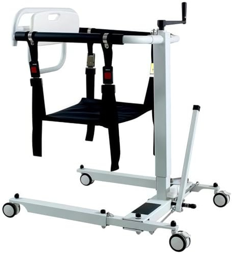 Gvqng Silla Elevadora EléCtrica para Pacientes, Silla De Transferencia Motorizada PortáTil, Elevador De Silla De Ruedas Plegable, para Hogar, BañO Y AutomóVil, para Personas,A