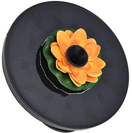 ERYUE Pompe à Eau de Fontaine Solaire Mini Fontaine à énergie Solaire Respectueuse de L'environnement pour Bassin Jardin Baignade D'oiseaux en Plein Air, Plastique Technique (#1)
