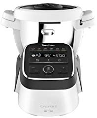Moulinex Robot Cuiseur Companion XL Gris Noir 1550W 4,5L HF808800
