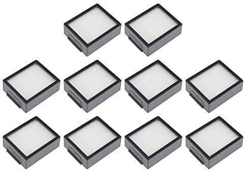 The Lord of the Tools 10 Stück HEPA Filter kompatibel mit dem Staubsauger Roboter der iRobot Roomba i und e-Serie i7 + E5 E6 I3 65x50x20mm