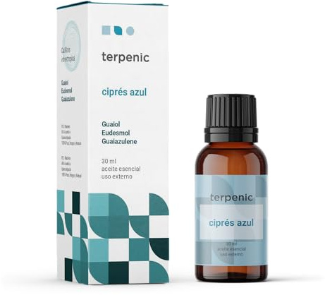 TERPENIC - Aceite Esencial de Ciprés Azul (Callitris intratropica) - 30 ml - Uso Externo - Intensidad amaderada y sofisticación aromática natural