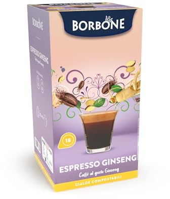 Caffe' Al Ginseng Borbone 3 Confezioni da 18 Cialde ciascuna