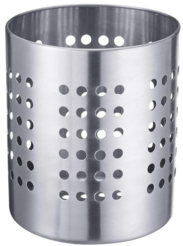 Westmark Cestello portaposate, Rotondo, Diametro: 10 cm, Altezza: 13 cm, Acciaio inox, Argento, 69012211