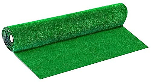 BRICOZONE Prato Sintetico Manto Erboso Rotolo Erba Artificiale 7 mm Realistica Giardino Tappeto Erboso Sintetico Anti UV Atossico Drenante per Viali Piscina Terrazzo Aree Giochi (2 x 15 mt (30 mq))