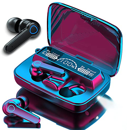 NAUC Bluetooth In-Ear kabellose Kopfhörer kompatibel für Xiaomi Xiaomi Mi 9/10 / 11/12 / 13/14 / 15 True Wireless Ohrhörer Sport Kopfhörer Bluetooth Lange Akkulaufzeit