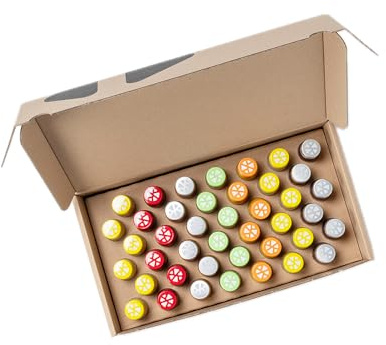 Kloster Kitchen Zenzero | 6 settimane di trattamento | 6 varietà | 42 x 30 ml con veri pezzi di zenzero | Frullati vegani