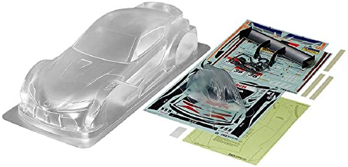 TAMIYA 51678 Kit carrozzeria au Tom's GR Supra - Accessori per auto radiocomandata, carrozzeria di ricambio, modello RC, accessori per modellismo