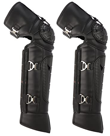 Motorrad Kniewärmer,1 Paar Knieschoner Verdicken Warme Beinwärmer Knieschützer mit Plüschfutter,Winddicht,Wetterschutz Kniewärmer verstellbarer Beinstulpen Leggings Winter Motorrad Beinschutz