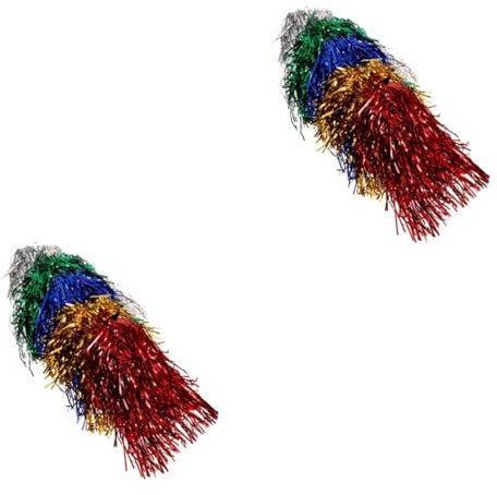 ABOOFAN 10 Rosa Perücken Blaue Haare Silberner Kopfschmuck Lametta Für Haare Halloween-Party-Perücken Glitzernde -Kopfbedeckung Halloween-Kopfschmuck Kostüm-Perücke