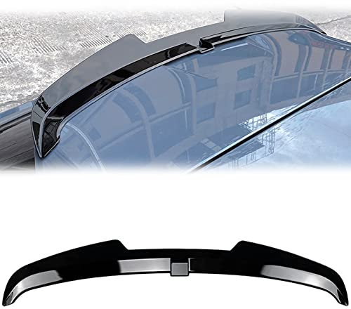 WOHOOD Accesorios Alerón De Techo Trasero para Audi A3 8Y Sportback 2020-2022, Cubierta De Ventana Superior De Maletero De Coche Negro Brillante, Divisor De Solapa Embellecedor Trasero