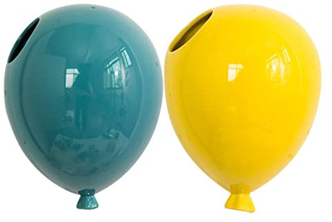 Zerodeko Kleiderbügel 2St Ballonblumentopf aus Keramik Blumenhalter dekorativer Wandpflanzer Töpfe für Pflanzen Keramikvase Wand Dekoration kreative Wanddekoration Haushalt schmücken