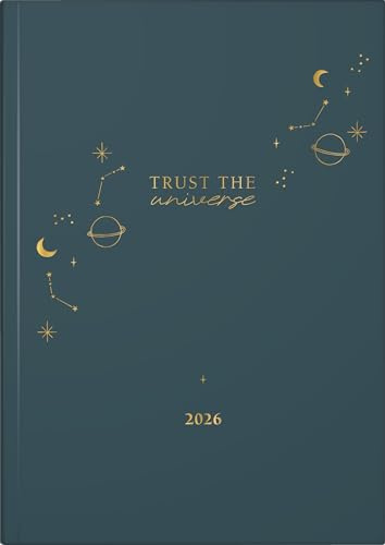 rido/idé Buchkalender Premium Young Line 2026 „Universe“ | A5, Papier