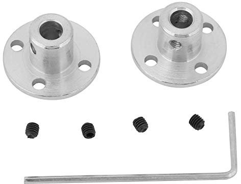 M3 Connettore dell'albero del motore dell'accoppiamento flangia 2 pc set 5 mm ID 10 mm OD ideale per motori elettrici
