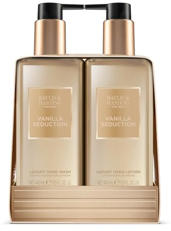Baylis & Harding The Edit Luxury Hand Wash and Hand Lotion Set 400ml 1 pack | Vanilla Seduction, Vegan Friendly