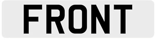 Number Plates - Acrylic Plates/Automotive/Car/Vans/Lorries - Front/Rear/Pair